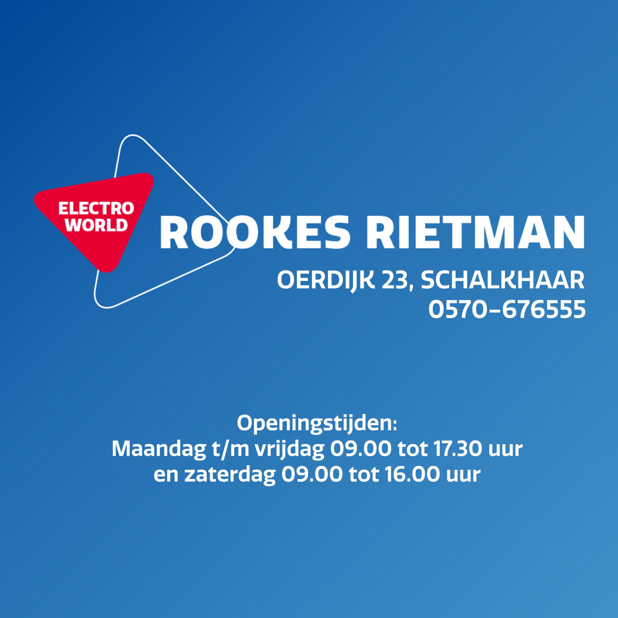 logo met openingstijden
